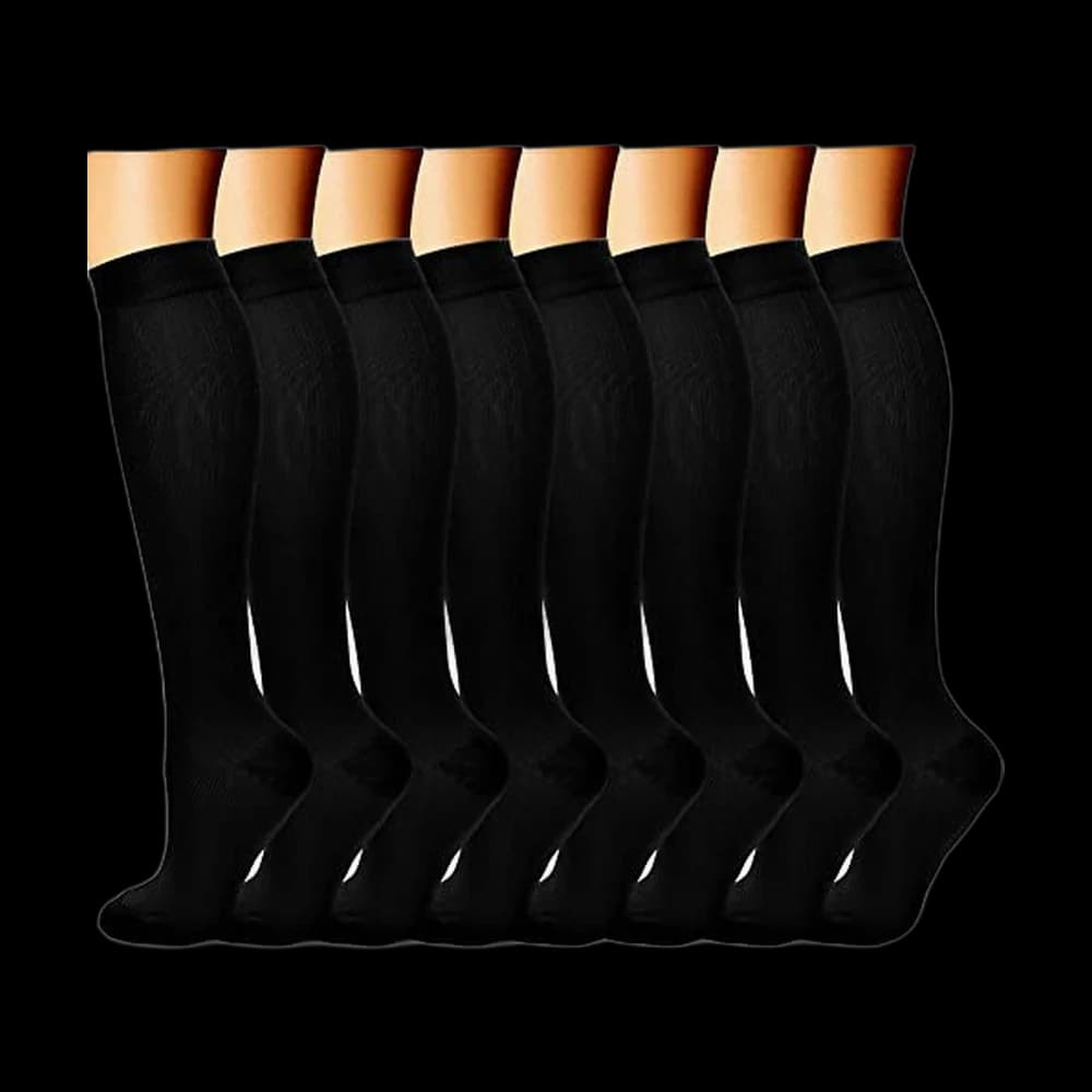 CHARMKING Compression Socks, 8 Pairs