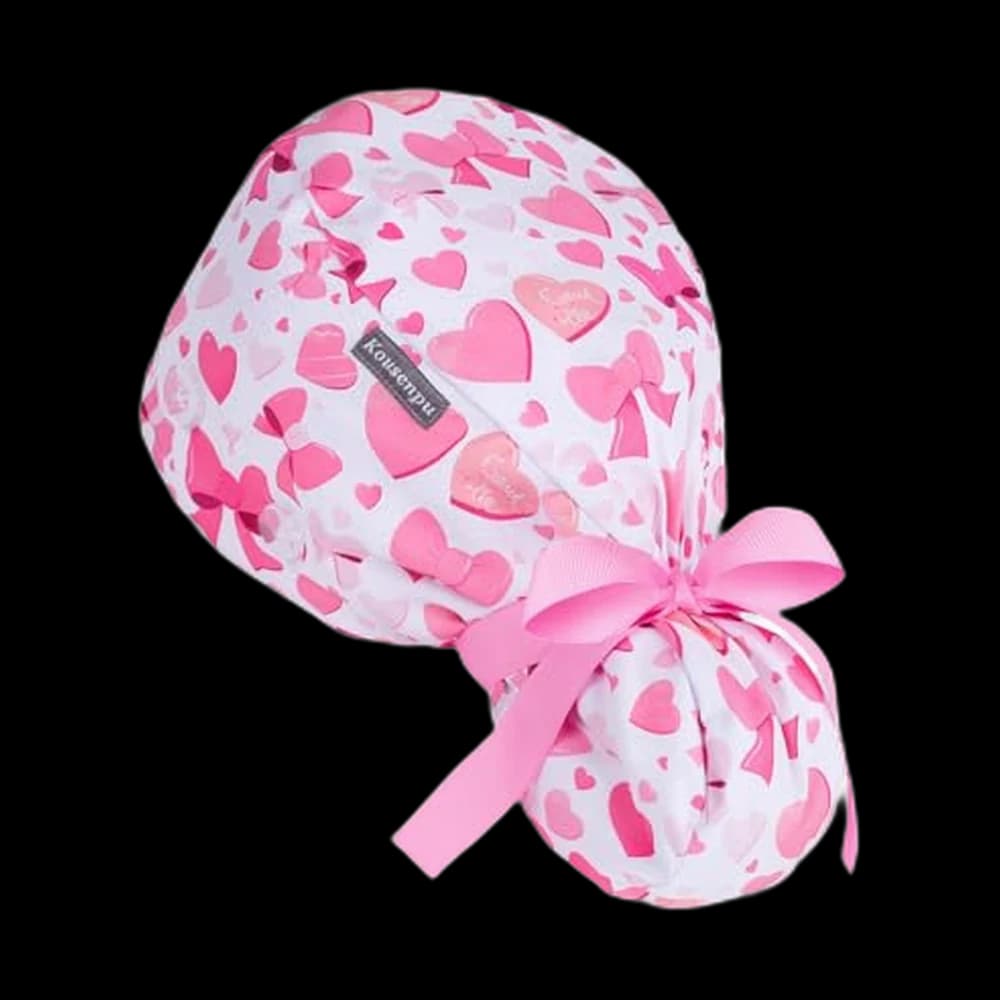 Kousenpu Satin-Lined Ponytail Scrub Cap