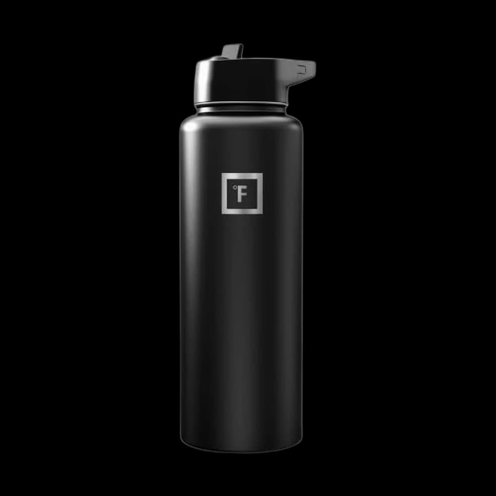 Iron Flask 40 oz Wide Mouth Bottle with Straw Lid