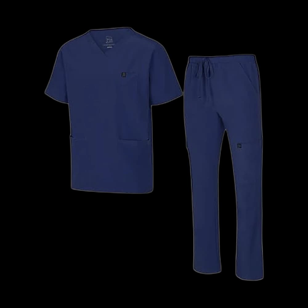 Natural Uniforms Men's Stretch Cargo Scrub Set