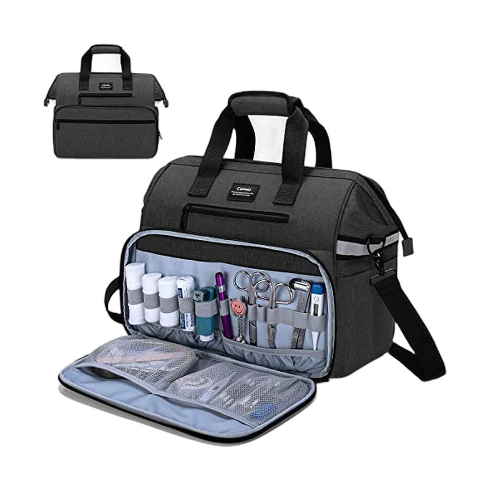 CURMIO Nurse Bag with 15-Inch Laptop Sleeve